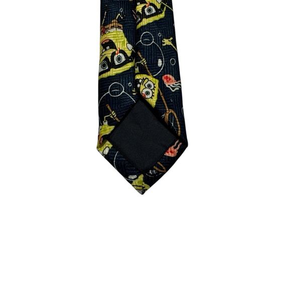 Nickelodeon SpongeBob SquarePants Bubbles Cartoon 2003 Novelty Necktie - Picture 7 of 7
